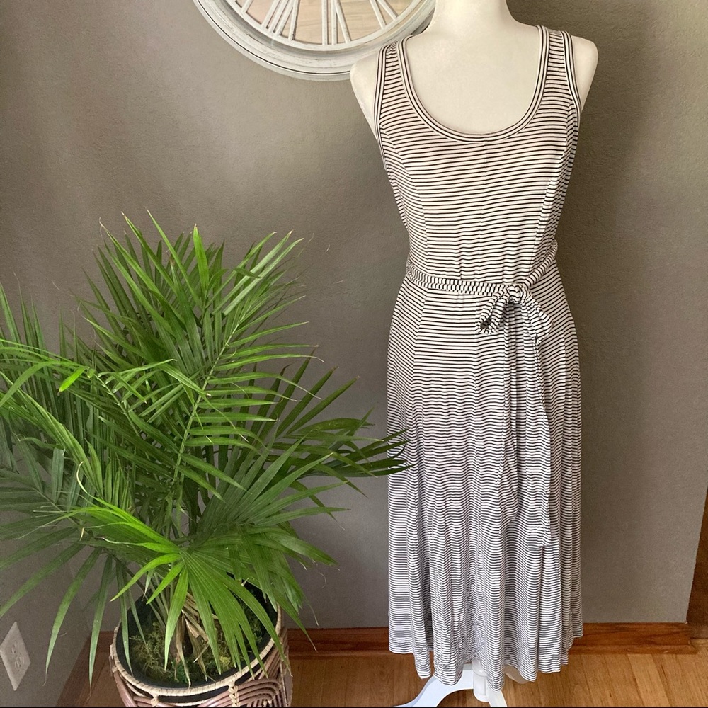 GAP Striped Maxi Dress